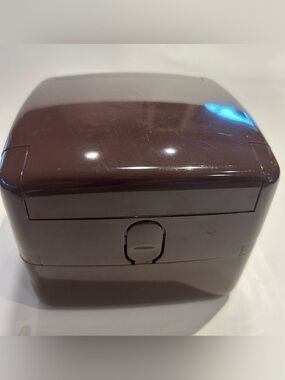 Vintage Jewelry Trinket Box The Jewel Kit Made in USA Ingenious Designs Brown.